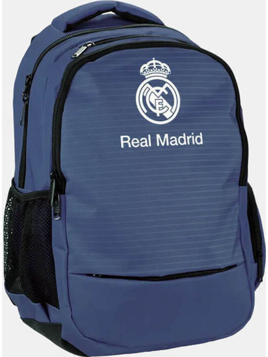 Back Me Up Real Madrid School Backpack Elementary With Water Bottle Holder Multicolour 30 x 28 x 48cm