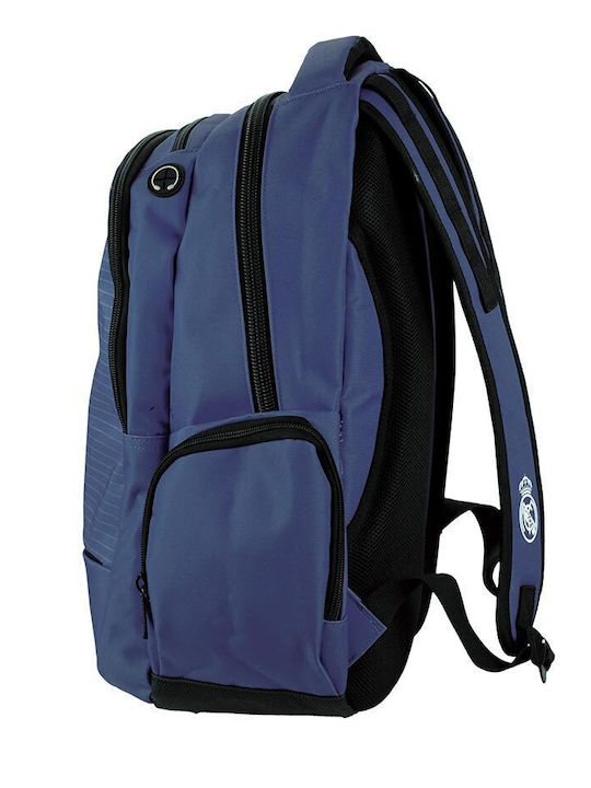 Back Me Up Real Madrid School Backpack Elementary With Water Bottle Holder Multicolour 30 x 28 x 48cm