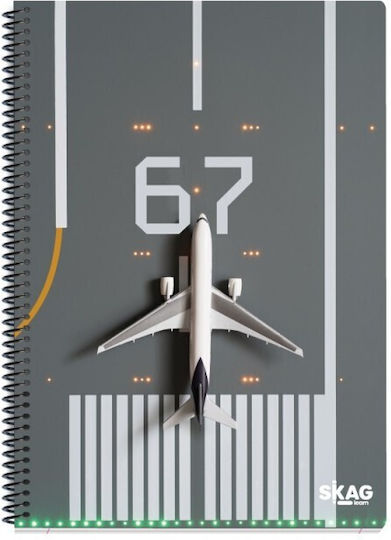 Fun Fashion Spiral Notebook Ruled A4 150 Sheets 5 Subjects University Fun (Miscellaneous Designs)