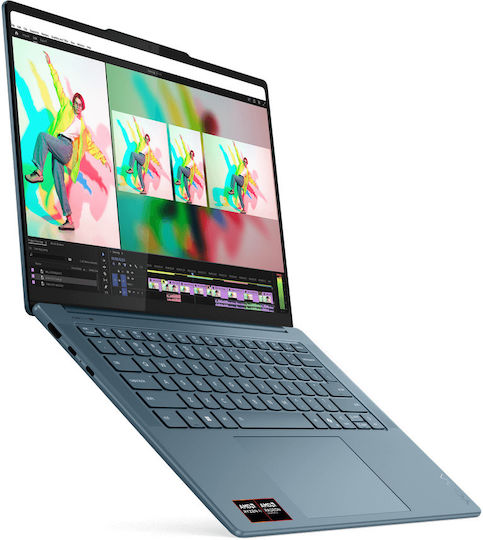 Lenovo Yoga Slim 7 14AKP10 14" OLED FHD+ (Ryzen AI 300 Series-7 345/32GB/1TB SSD/W11 Home) Tidal Teal (GR Keyboard)
