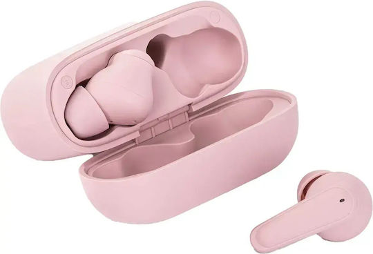 Sencor SEP Căști Bluetooth Handsfree In-ear cu Rezistență la Transpirație și Husă de Încărcare Grim Rose