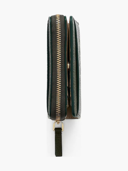 Small Leather Women's Wallet Green