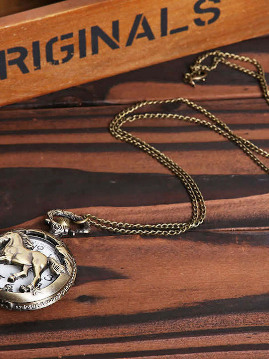 Pocket Watch In Bronze Color Molfs