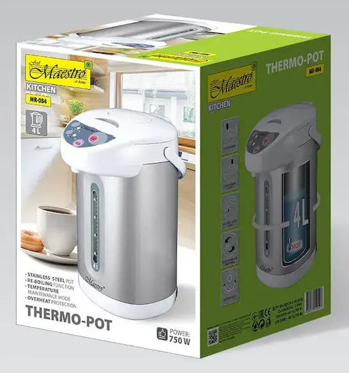 Maestro Електрическа кана 4.5lt 250W Сива