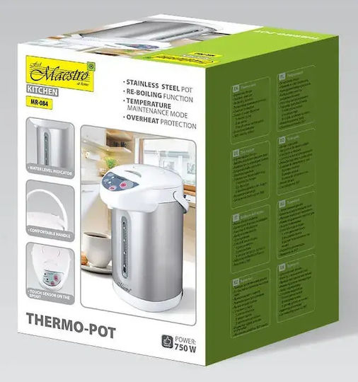 Maestro Електрическа кана 4.5lt 250W Сива