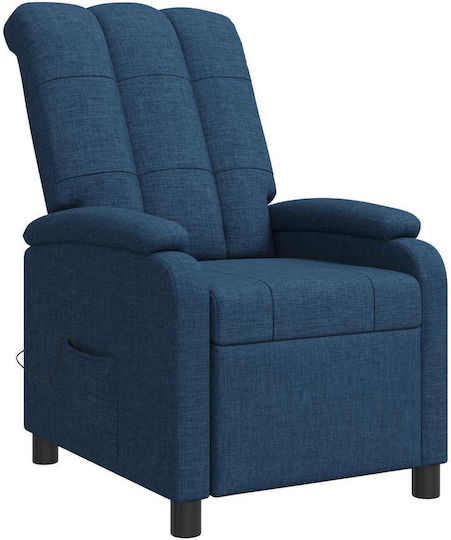 Πολυθρόνα Relax Massage Μπλε 66x95x100cm