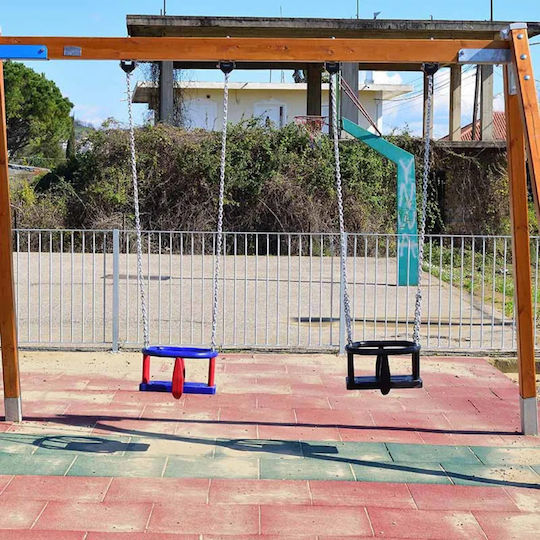 Aufhängige Kinder Schaukeln für den professionellen Gebrauch Metall Blaue