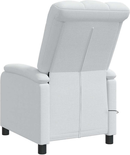 Relax Sessel Massage Weiß 66x95x100cm