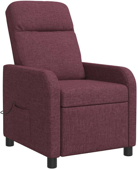 Relax Massage Sessel Lila 66x95x100cm
