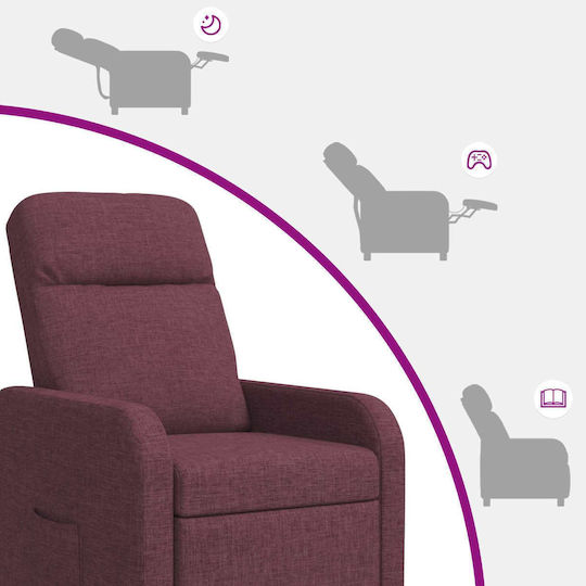 Relax Massage Sessel Lila 66x95x100cm