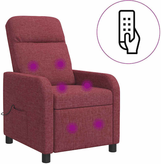 Relax Sessel Massage Roter 66x95x100cm