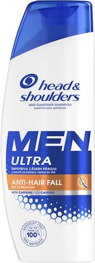Head & Shoulders With Caffeine Shampoos against Dandruff & Hair Loss for All Hair Types 330ml