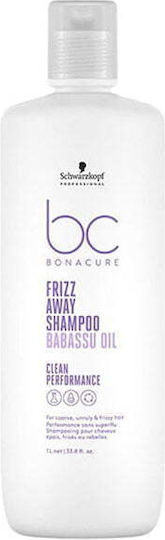 Schwarzkopf Bonacure Frizz Away Shampoos Smoothing for Frizzy Hair 1000ml