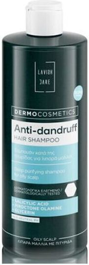 Lavish Care Hair Шампоан Против Пърхот и Себореен Дерматит за Мазна Коса 400ml