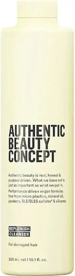 Authentic Beauty Concept Replenish Shampoos Glättung & Glanz für Alle Haartypen 300ml