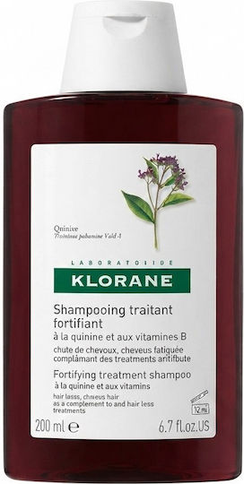 Klorane Quinine Strengthening & Revitalizing Σαμπουάν κατά της Τριχόπτωσης για Όλους τους Τύπους Μαλλιών 200ml