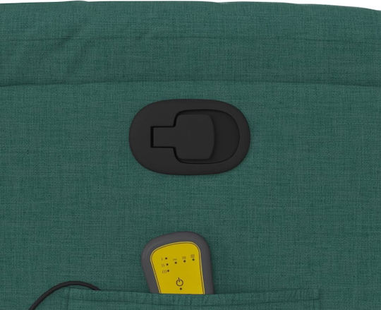 Scaun De Relax Masaj Cu Puf Verde Închis 75x99x99cm