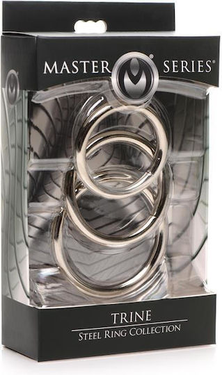 XR Master Series Trine Steel C-ring Collection Gray 3pcs