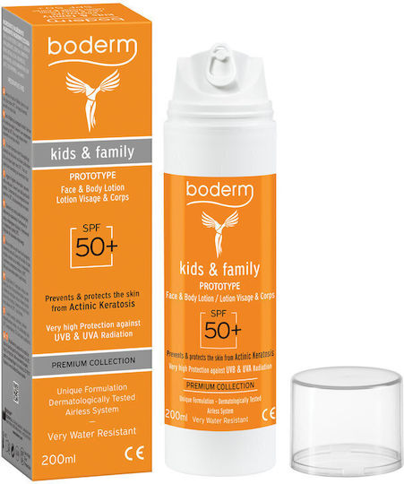 Boderm Prototype Kids & Family SPF50 Waterproof Kids Sunscreen Emulsion 250ml