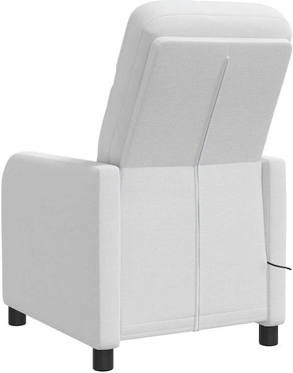 Relax Massage Armchair White 66x95x100cm