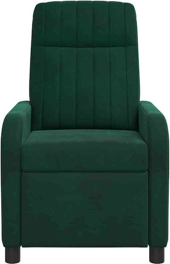 Relax Samt Sessel Dunkelgrünes 66x95x100cm