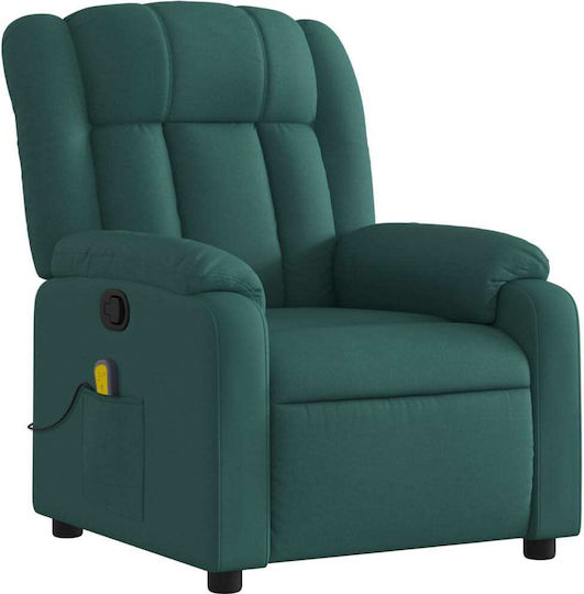 Scaun De Relax Masaj Cu Puf Verde Închis 78x92x98cm