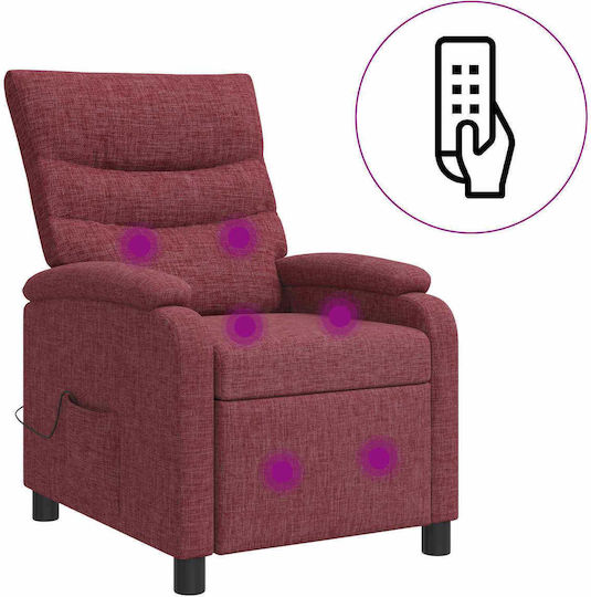 Relax Sessel Massage Roter 66x95x100cm