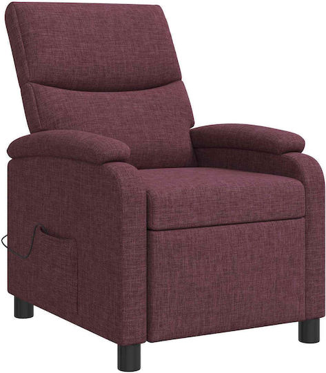 Πολυθρόνα Relax Massage Μοβ 66x95x100cm
