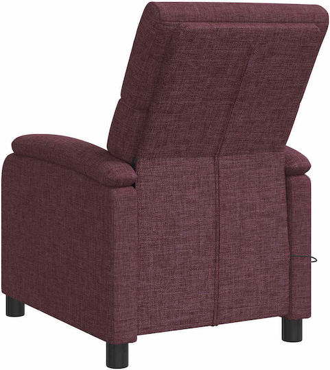 Πολυθρόνα Relax Massage Μοβ 66x95x100cm