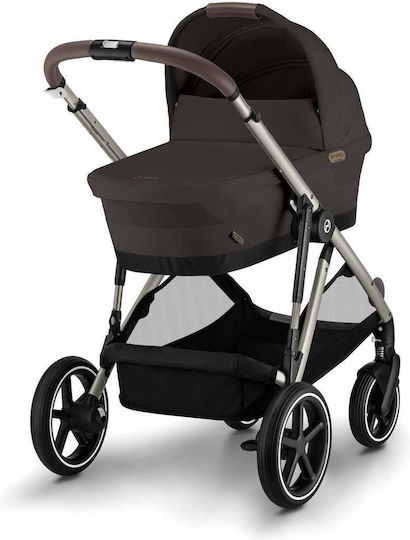 Cybex Gazelle S Baby Stroller Suitable for Newborn Taupe - Chocolate Brown 12.6kg