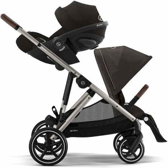 Cybex Gazelle S Baby Stroller Suitable for Newborn Taupe - Chocolate Brown 12.6kg