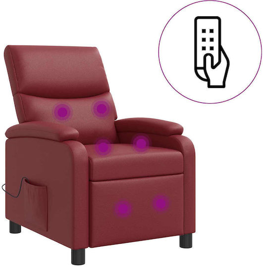 Relax Massage Sessel Rote 66x95x100cm