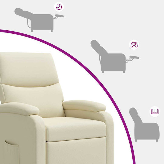 Πολυθρόνα Relax Massage Κρεμ 66x95x100cm