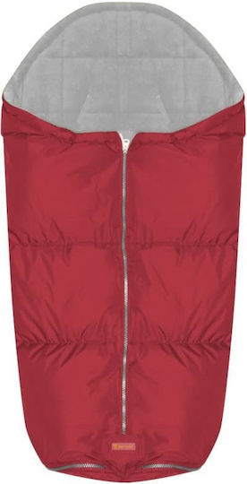 Lorelli Thermo Sac de picioare pentru cărucior Impermeabil Roșu cu căptușeală Fleece 110x45εκ.