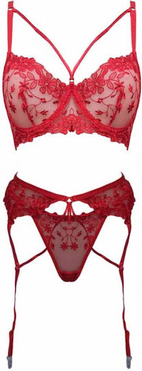 Modern Ocean Sexy Dessous-Set Rot 9802-03