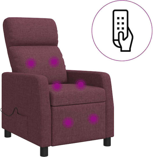 Relax Massage Sessel Lila 66x95x100cm