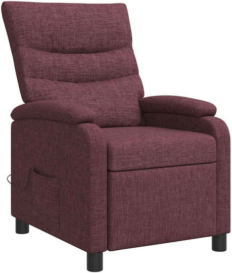 Relax Massage Sessel Lila 66x95x100cm