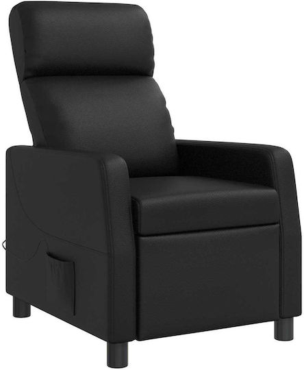 Πολυθρόνα Relax Massage Μαύρο 66x95x100cm