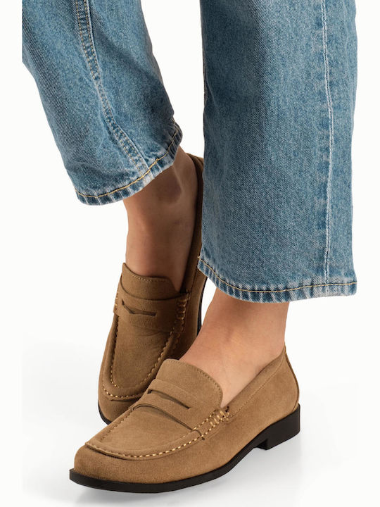 Γυναικεία Loafers σε Καφέ Χρώμα