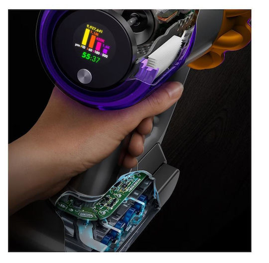 Dyson V15s Detect Submarine Акумулаторна Прахосмукачка 2 в 1 Stick & Ръчна Сребриста