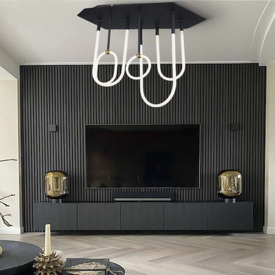 Atman Monaco Висящо Осветително Тяло Черен 110x47x85см.