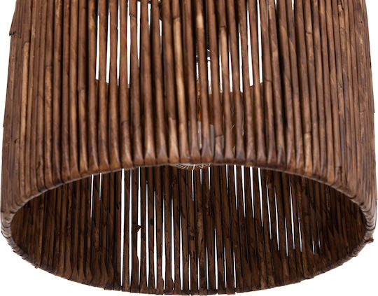 HomeMarkt Κρεμαστό Φωτιστικό Καφέ Boho με Ντουί E27 30x30εκ.