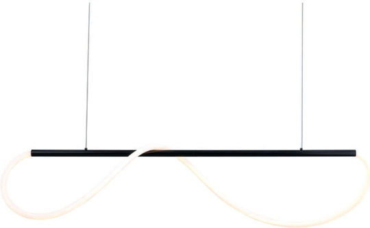 Aca Kyma Pendant Light Black Rail 120x6x210cm
