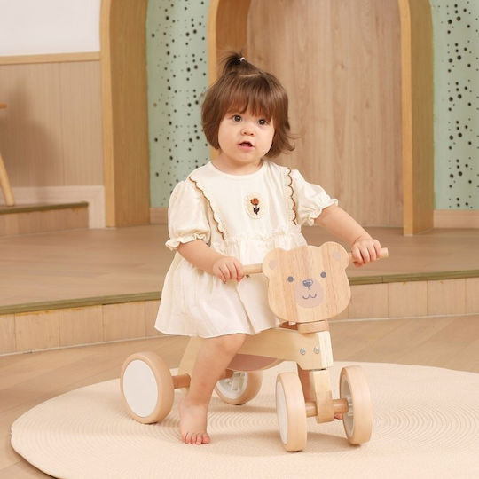 Viga Toys Kinder Balancefahrrad Braun