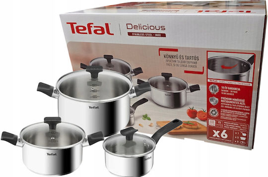 Tefal Set de oale din oțel inoxidabil 6 piese
