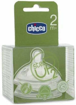 Chicco Step Up Биберони от Силикон Регулируем поток за 2+ месеца 2pcs