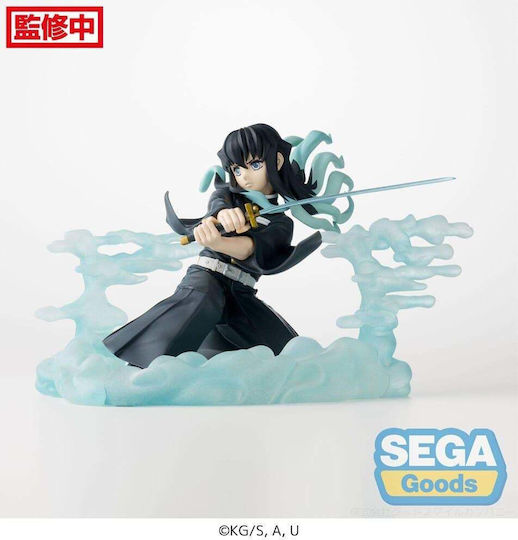 Dämonenjägerin Kimetsu No Yaiba Xross Link Anime Pvc Statue Muichiro Tokito Hashira Trainingsbogen 11 Cm