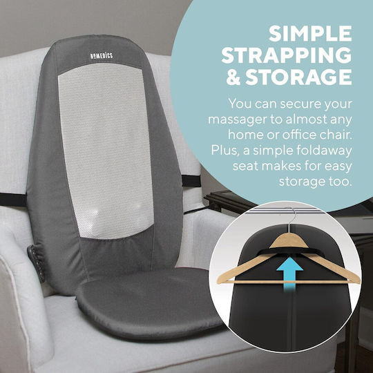 Homedics Sitz Massage Shiatsu für den Rücken Gray