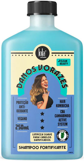 Lola Cosmetics Danos Vorazes Σαμπουάν Λάμψης για Ταλαιπωρημένα Μαλλιά 250ml