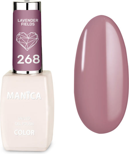 Manica Glossy Βερνίκι Νυχιών Μακράς Διαρκείας Lavender Fields 268 10ml